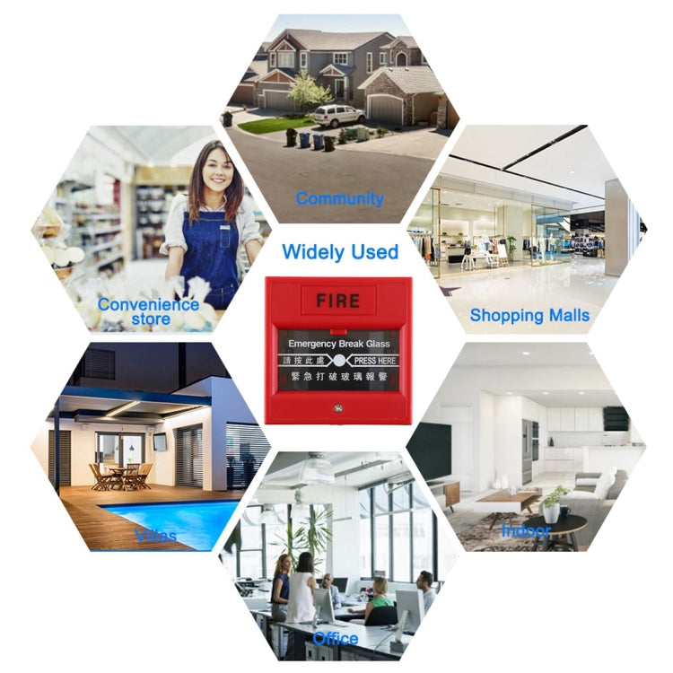 Emergency Break Glass Fire Alarm Door Release Exit Button Emergency Break Glass Fire Alarm Door Release Exit Button